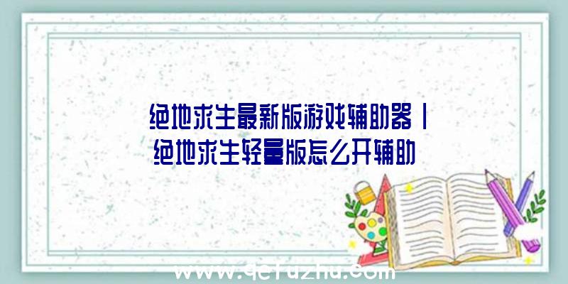 「绝地求生最新版游戏辅助器」|绝地求生轻量版怎么开辅助